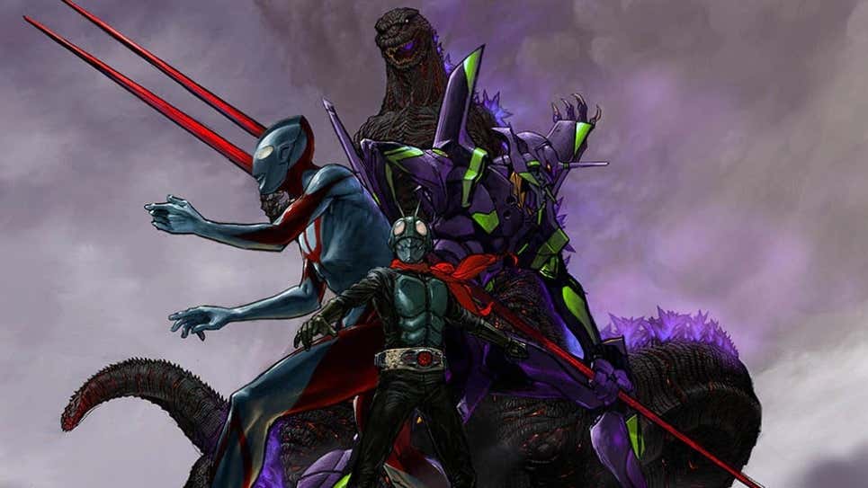 Godzilla, Evangelion e Ultraman terão seu próprio universo cinematográfico