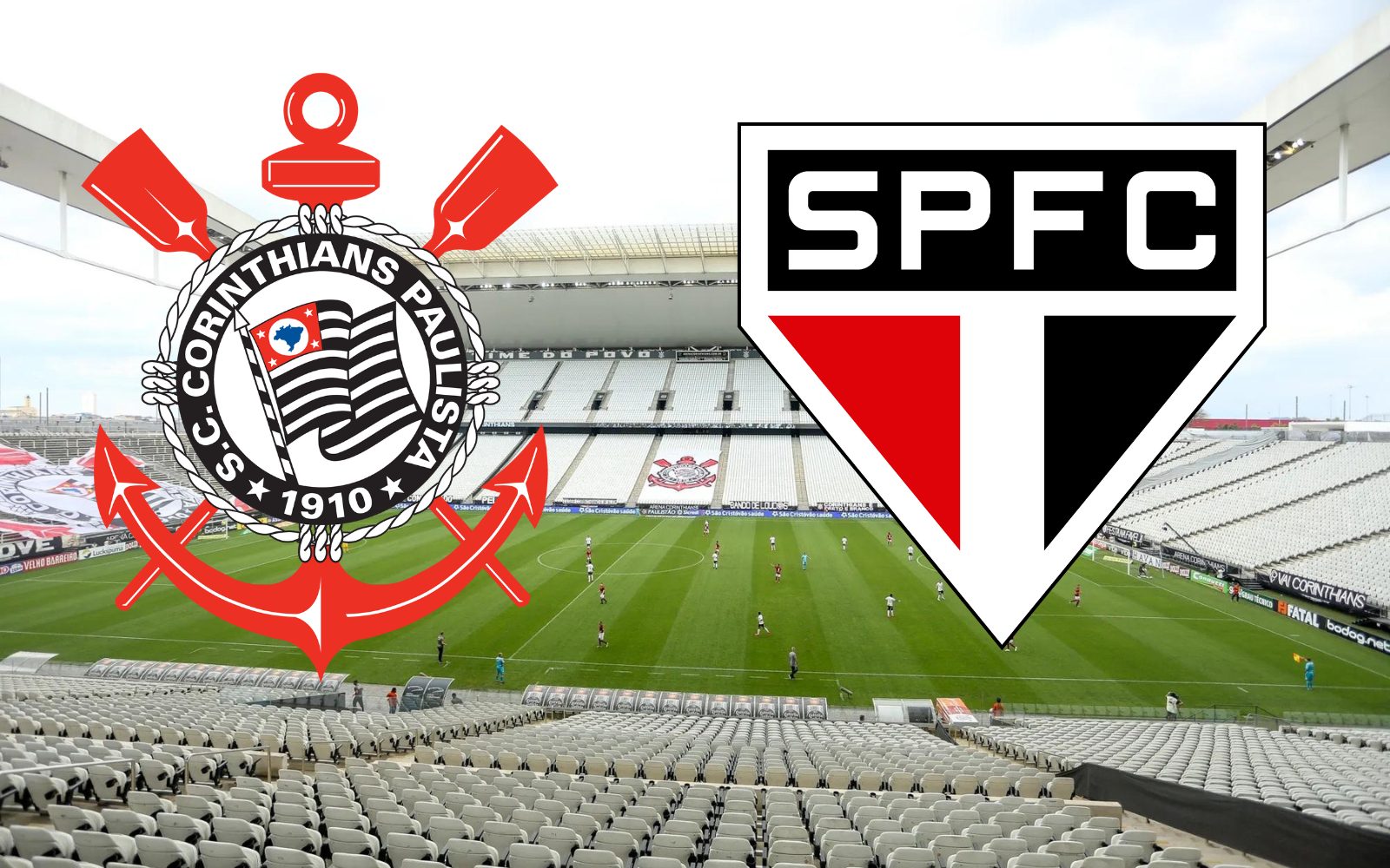 Corinthians x São Paulo se enfrentam na Neo Química Arena pela Copa do Brasil (Fotomontagem ilustrativa Portal N10 Esportes)