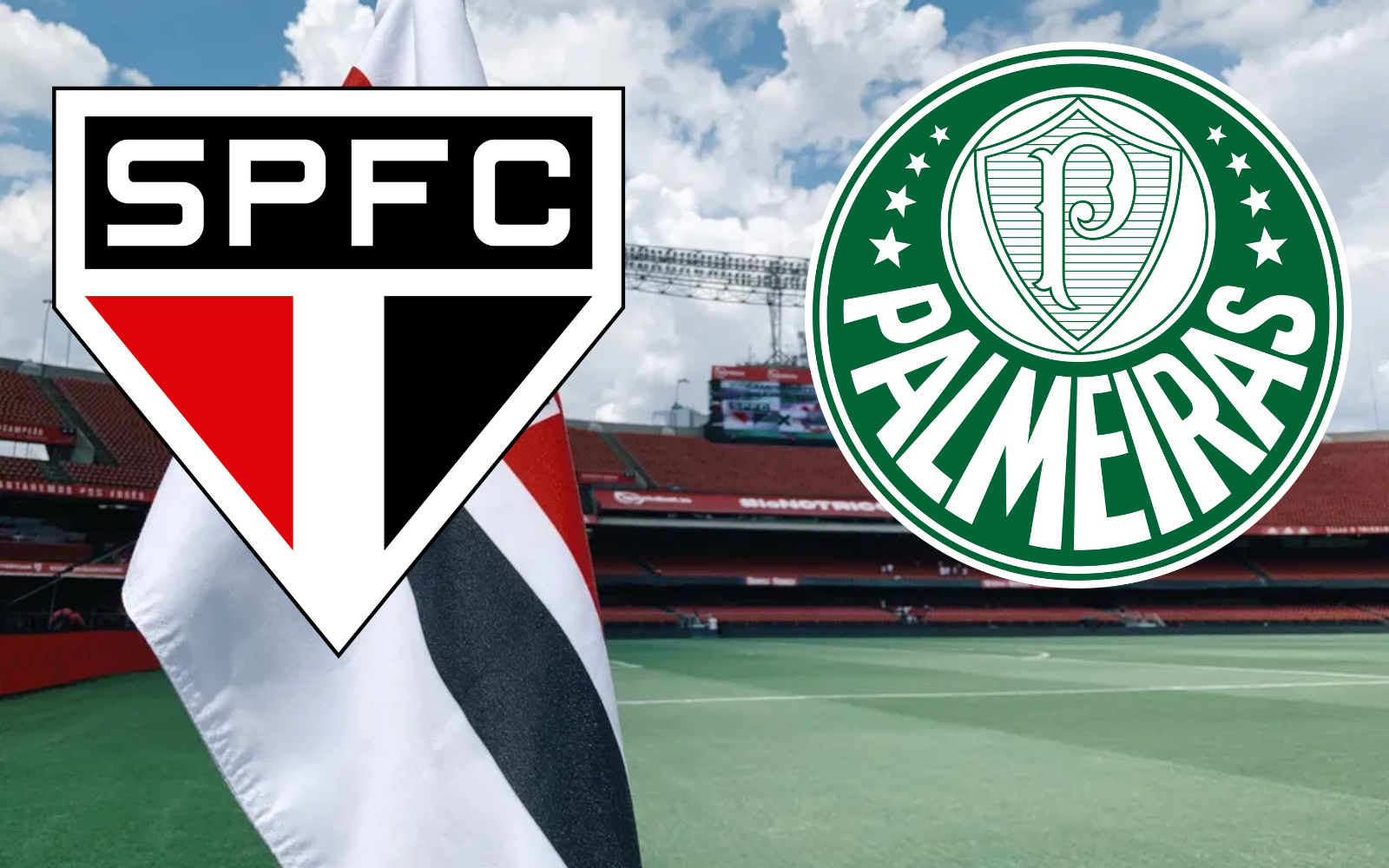 São Paulo x Palmeiras disputam Choque-Rei pela Copa do Brasil - Fotomontagem ilustrativa