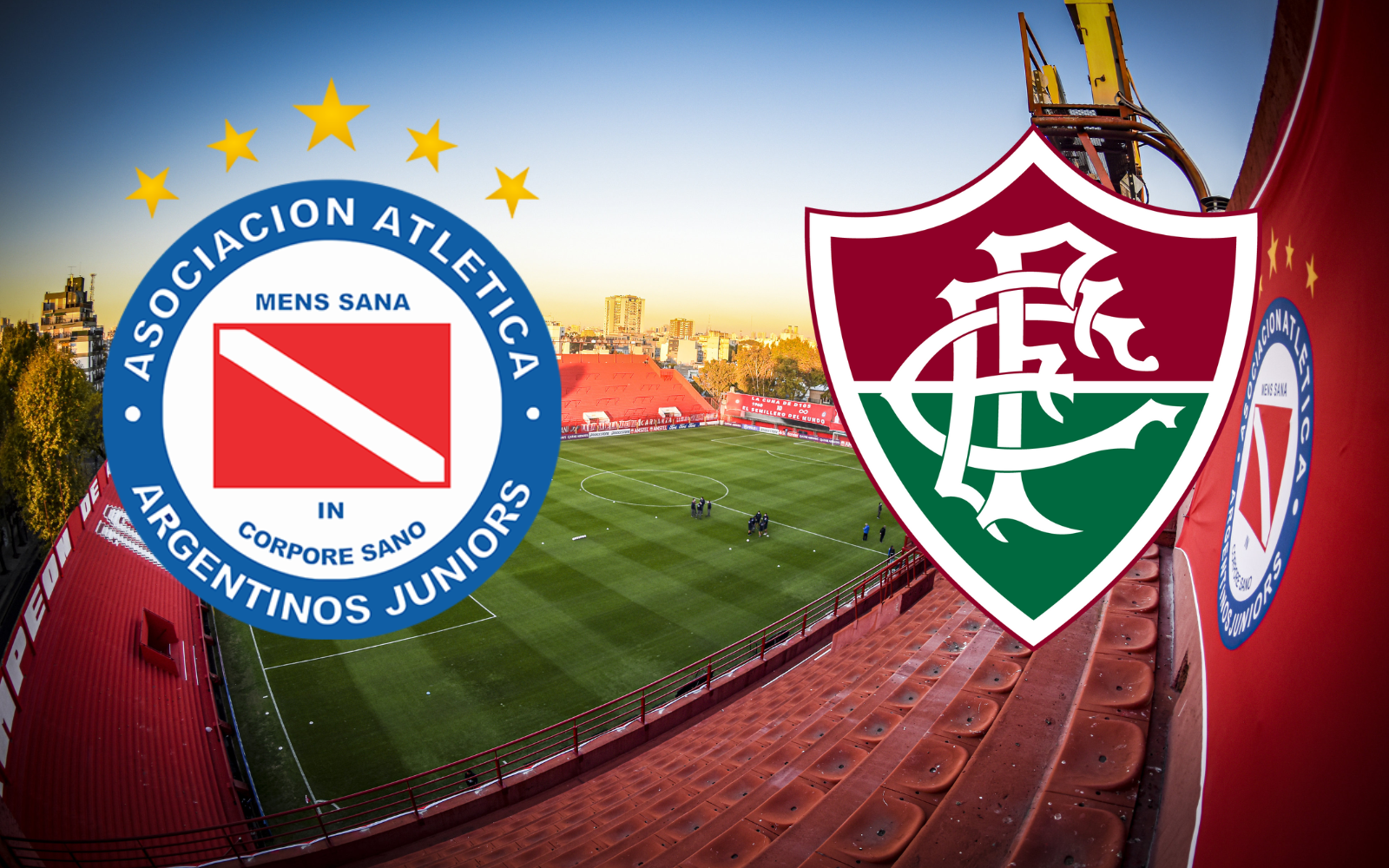 Argentinos Juniors x Fluminense se enfrentam pelas oitavas de final da Libertadores - (Fotomontagem ilustrativa/Portal N10 Esportes)