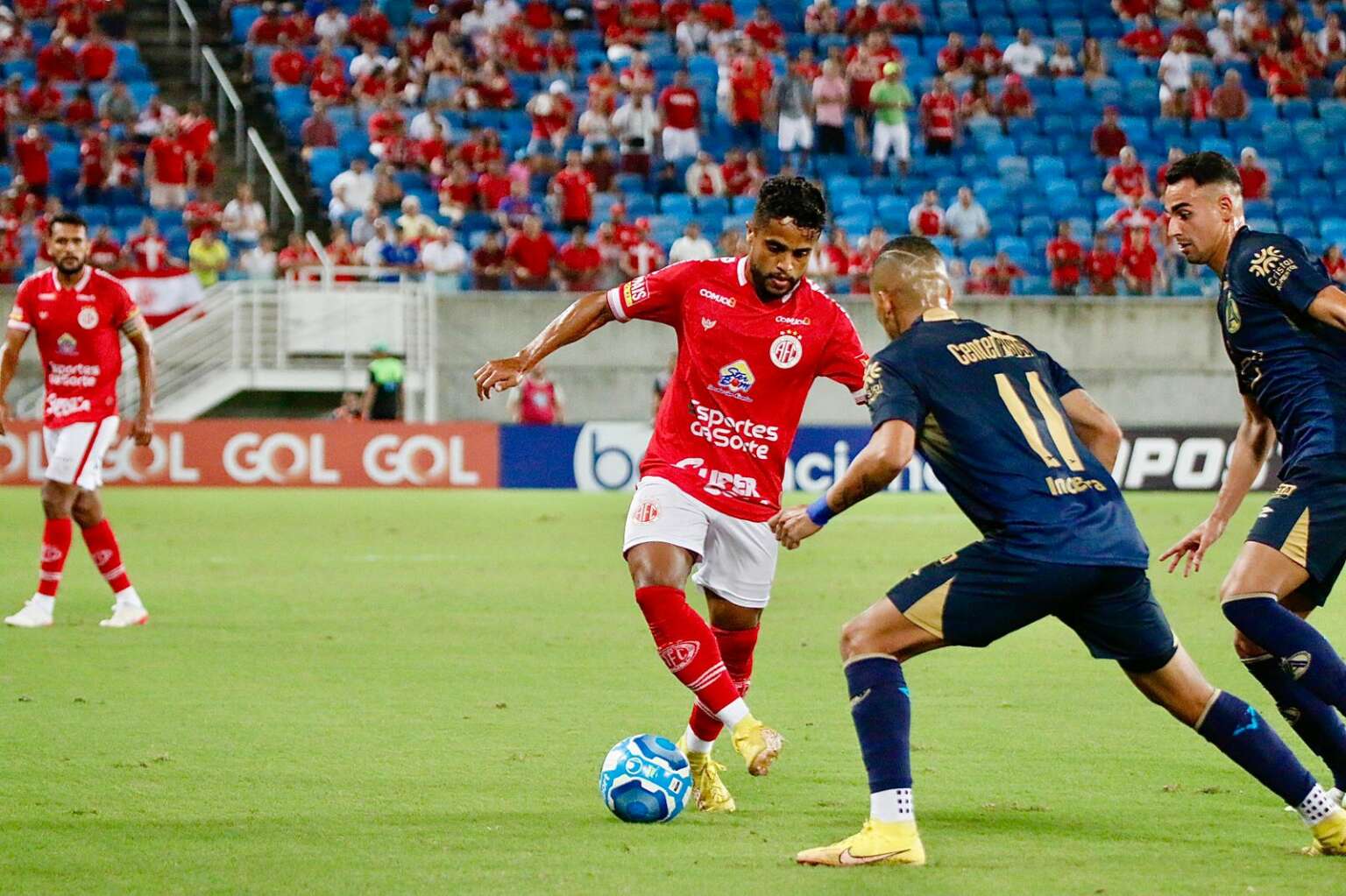 Em jogo frustrante, América-RN empata e perde oportunidade para sair do Z-4 (Foto: Canindé Pereira/América-RN)