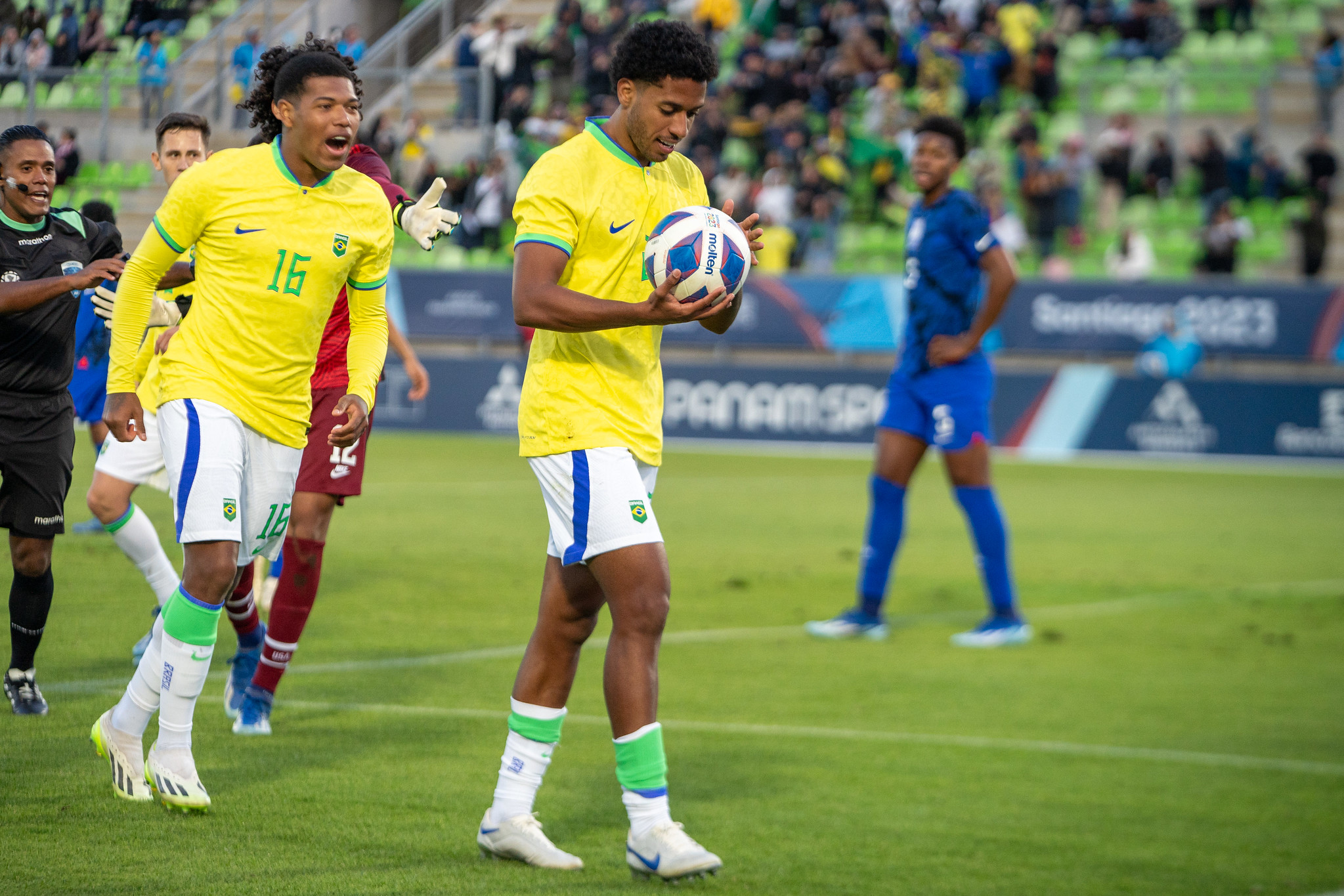 Pan 2023: Brasil estreia com vitória contra EUA no futebol (Fotos: Lesley Ribeiro/CBF)