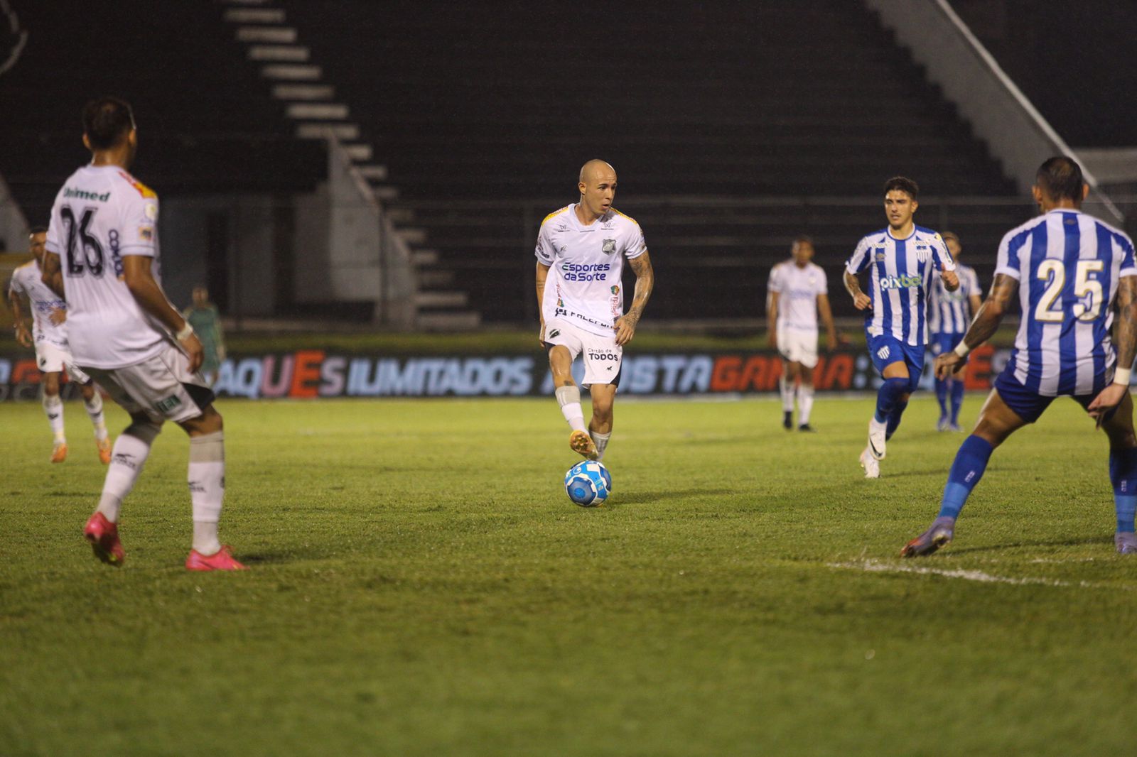 Depois de rodadas agonizando, ABC empata em casa e é o primeiro rebaixado na Série B 2023 (Foto: Rennê Carvalho/ABC F.C.)