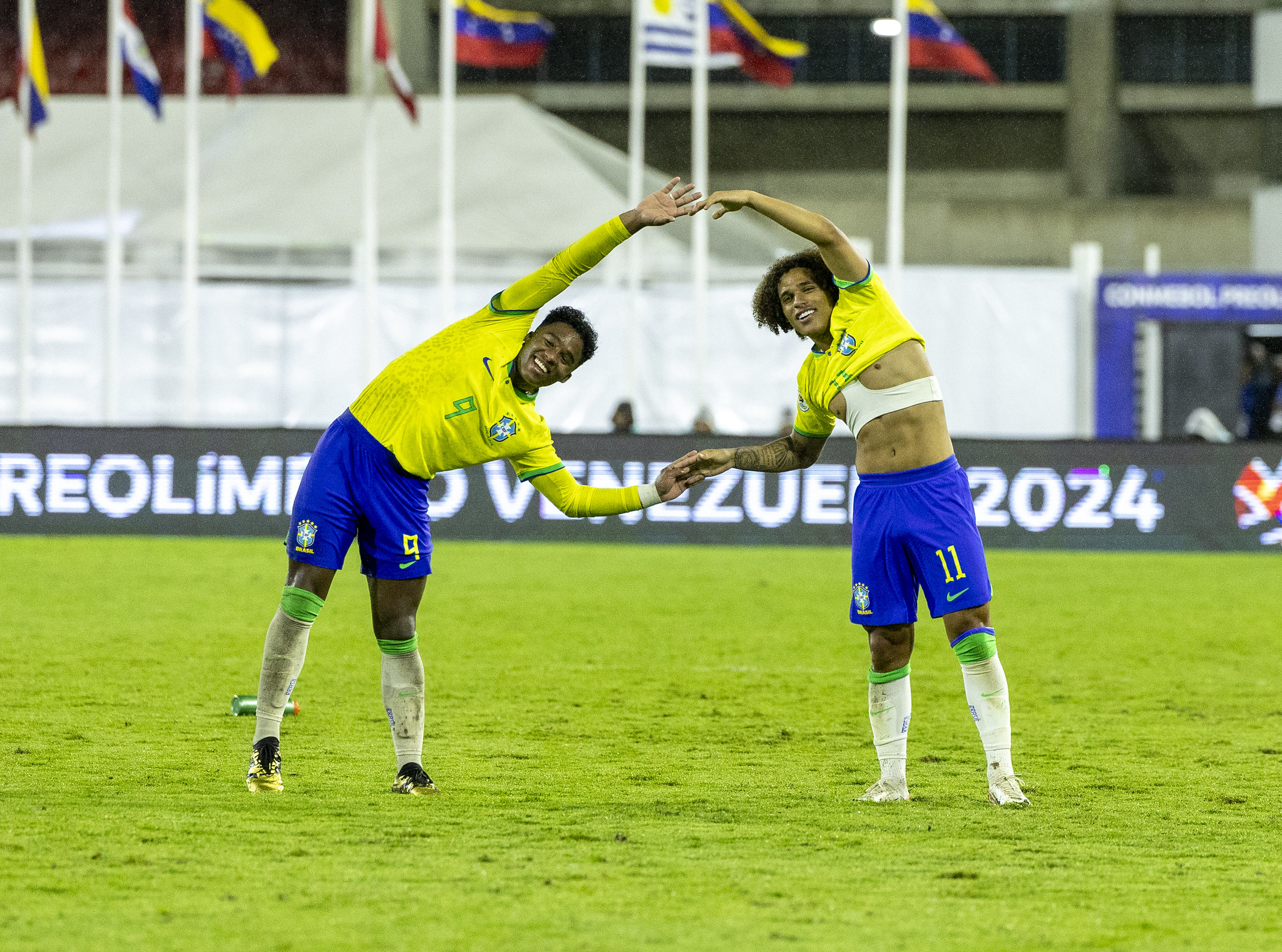 No sufoco, Brasil vence a Venezuela e se aproxima de vaga nas Olimpíadas (Foto: Foto: Joilson Marconne/CBF)