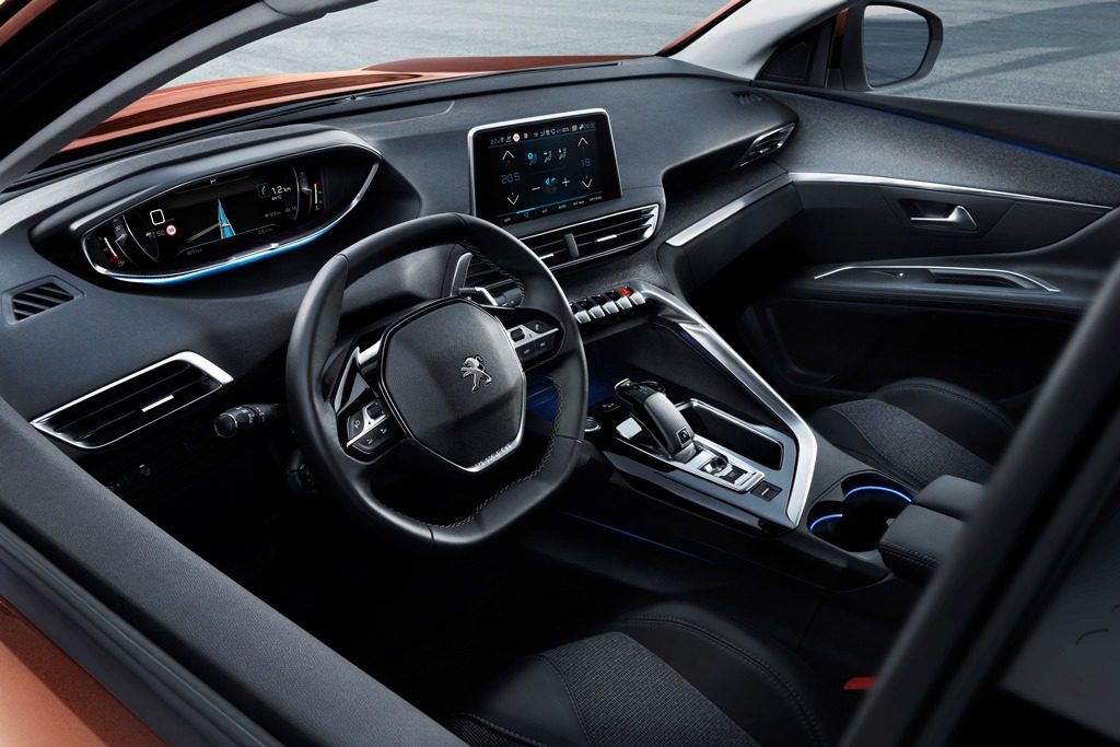 Painel do novo SUV Peugeot 3008 (Foto: Divulgação)