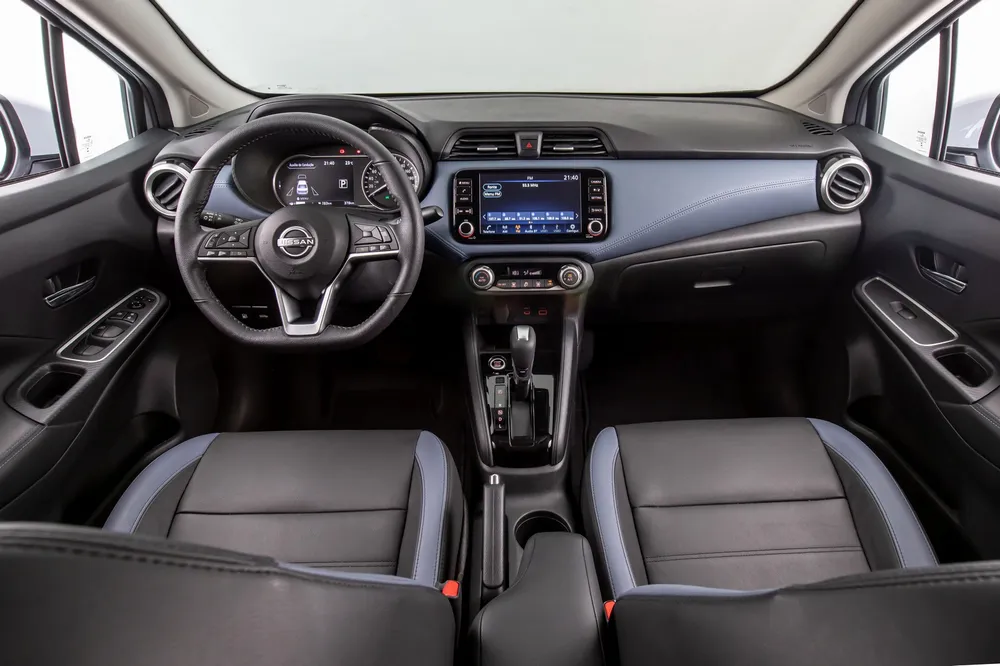 Design Interno Nissan Versa 2024