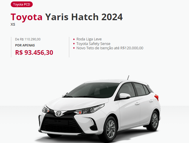 Toyota Yaris XS 2024