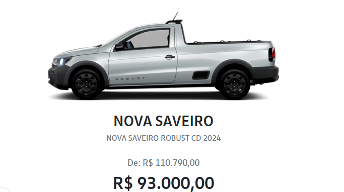 Volkswagen Saveiro 2024