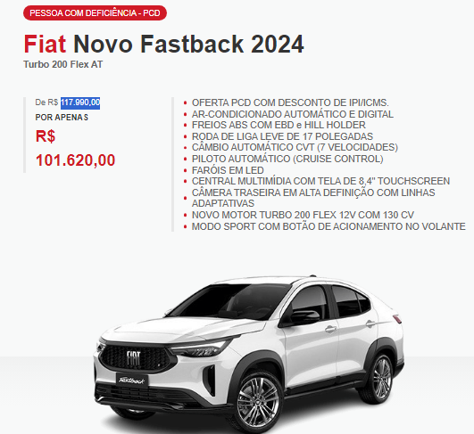 Fiat Fastback Turbo 200 2024