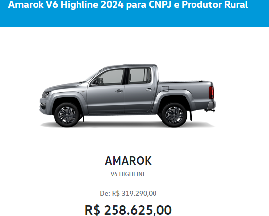 Volkswagen Amarok Highline 2024