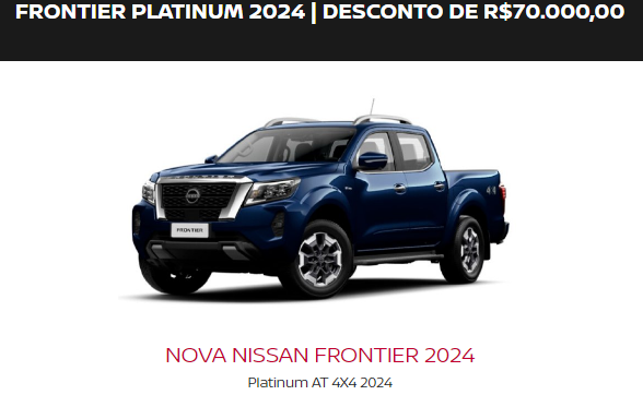 Nissan Frontier Platinum 2024