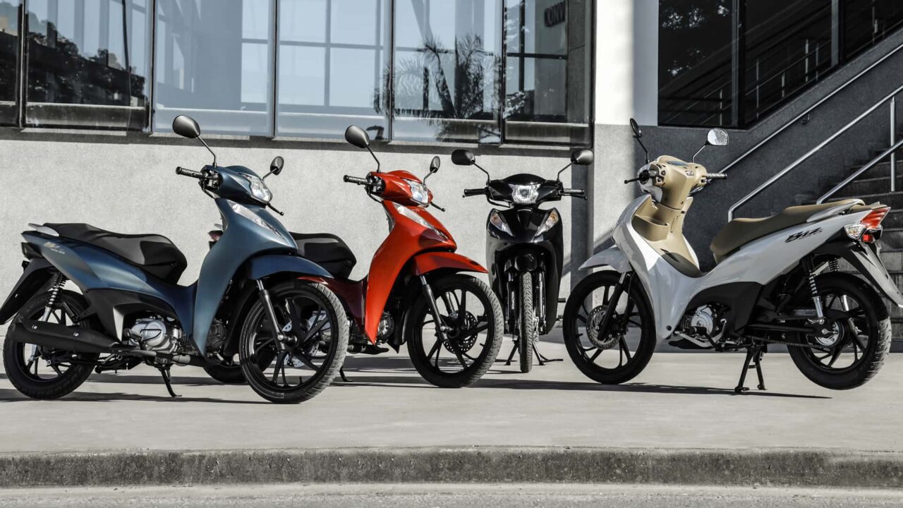 Motos mais vendidas até dia 3 de dezembro de 2024