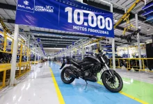 Bajaj atinge marca de 10 mil motos produzidas em Manaus