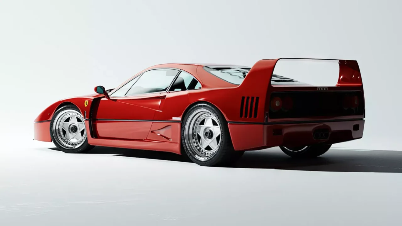 Ferrari F40 ganha modernização com foco em segurança e performance