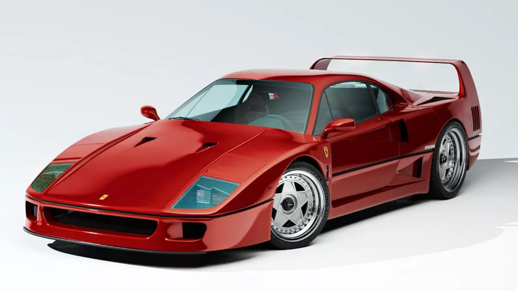 Ferrari F40 ganha modernização com foco em segurança e performance