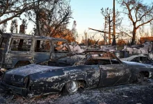 Incêndios na Califórnia destroem milhares de veículos, incluindo raridades