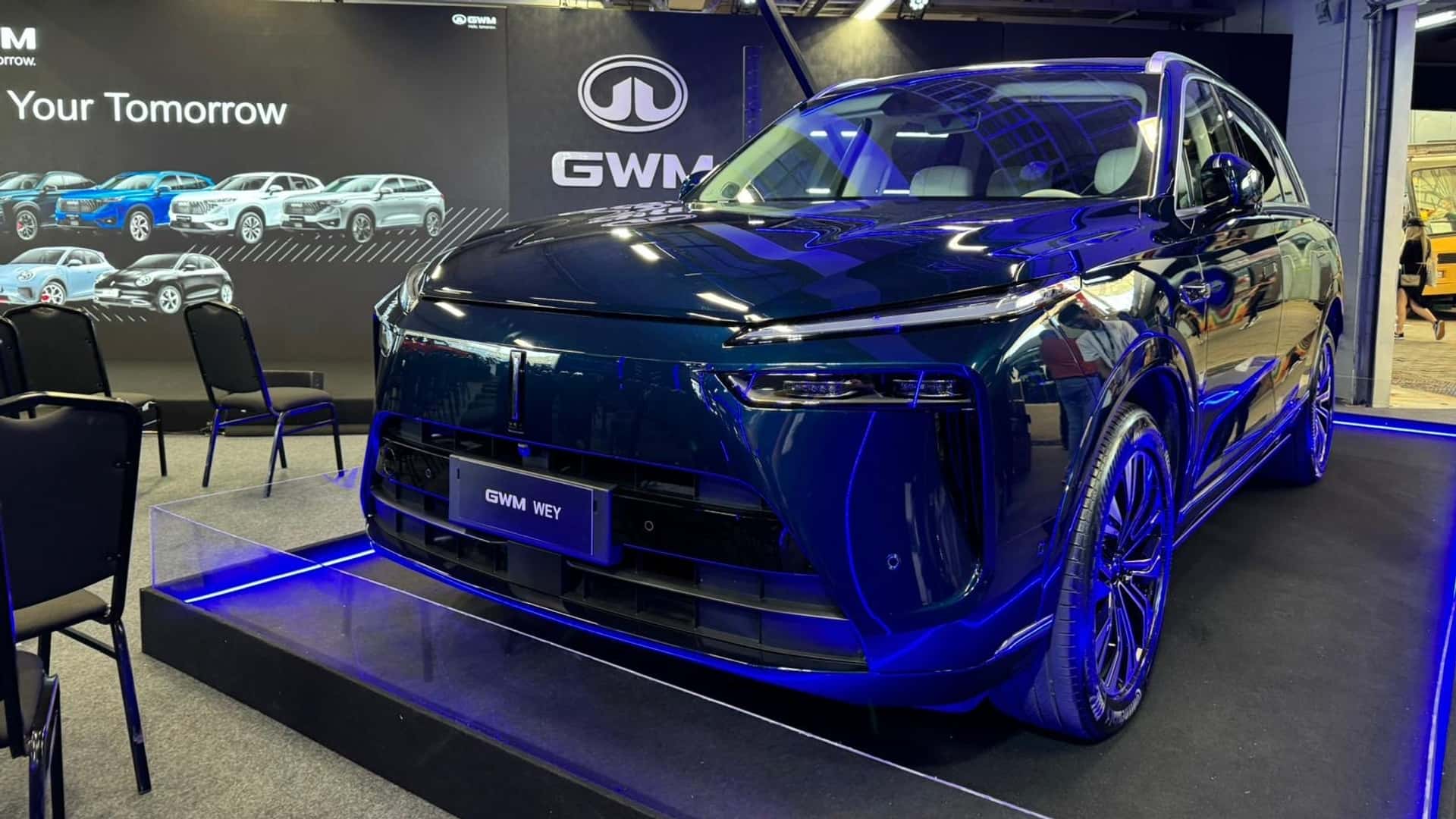 GWM WEY 07: SUV de luxo híbrido plug-in é flagrado em testes no Brasil