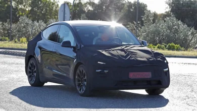 Tesla Model Y reestilizado é flagrado em testes