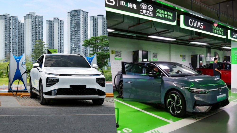 Xpeng e Volkswagen unem forças em rede de recarga para veículos elétricos na China