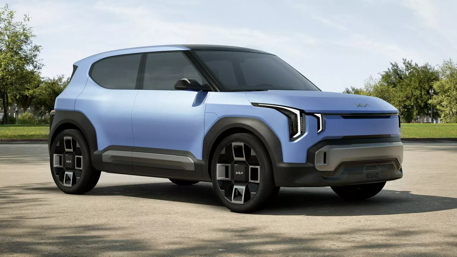 Kia apresenta o conceito EV2 futuro SUV elétrico compacto para 2026