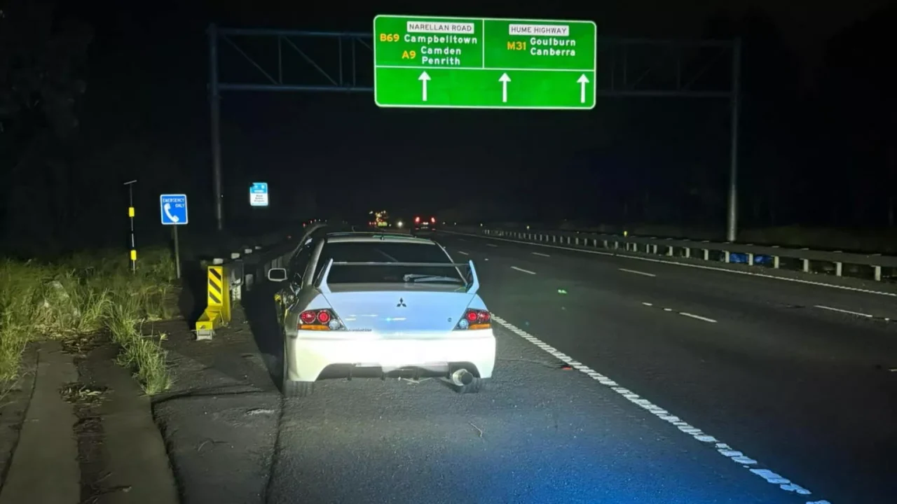 Jovem é Flagrado a 178 km/h com Lancer Evo IX da Mãe na Austrália