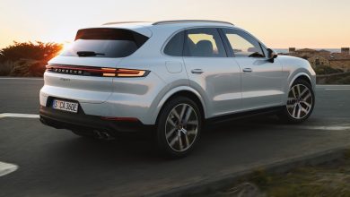 Porsche Cayenne Elétrico é flagrado em testes com design cupê fastback