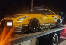 Influenciador flagrado a 150 km/h em Nissan GT-R tem carro apreendido no Canadá