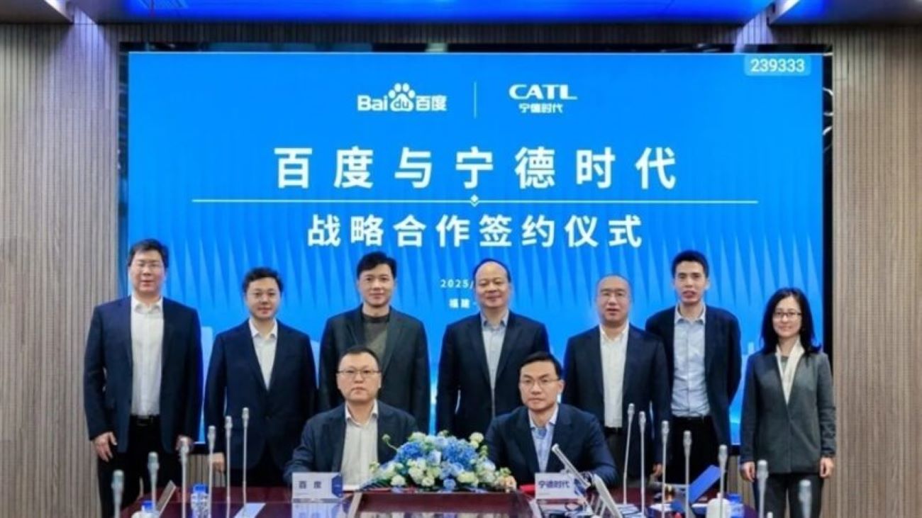 Baidu e CATL unem forças para impulsionar carros autônomos e tecnologias de digitalização na China