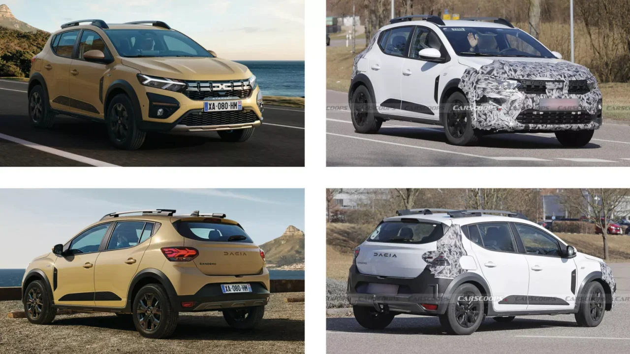 Dacia Sandero Stepway receberá facelift em 2026 com display maior