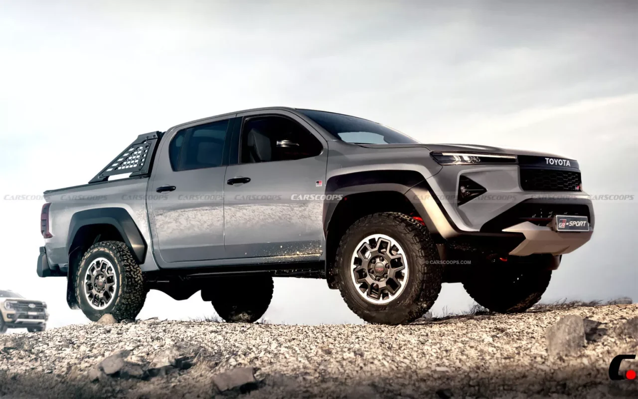 Nova Toyota Hilux GR Sport 2026 terá design de tirar o folêgo