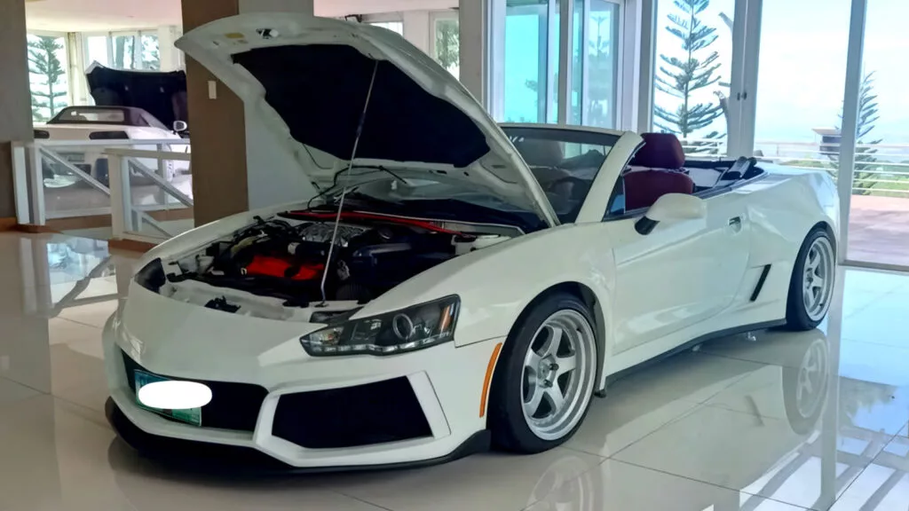 Mitsubishi Eclipse customizada: um tributo ao Corvette C7 nas Filipinas?