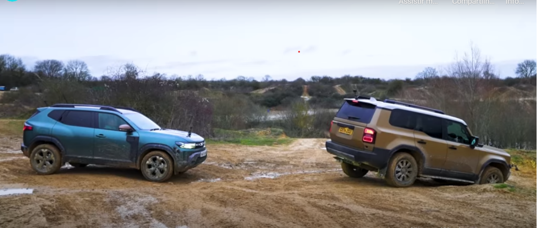 Dacia Duster desafia Toyota Land Cruiser em teste off-road e surpreende