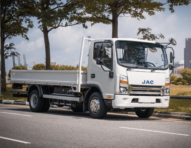 JAC Motors apresenta a pickup elétrica 4x4 T9 EV em Singapura