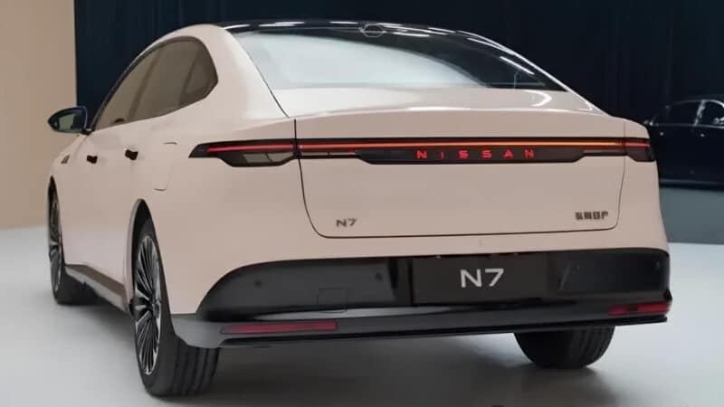 Nissan N7 elétrico chega às concessionárias chinesas antes do lançamento oficial