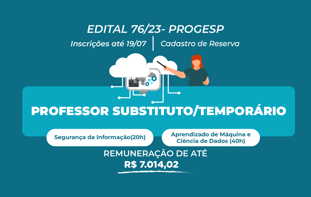 Metrópole Digital seleciona professores substitutos