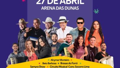 Com um elenco de estrelas que inclui Samyra Show, Alcymar Monteiro, Beto Barbosa, Brasas do Forró, participação especial de Socorro Lima e outras atrações locais, o evento promete uma experiência imersiva no mundo do forró.