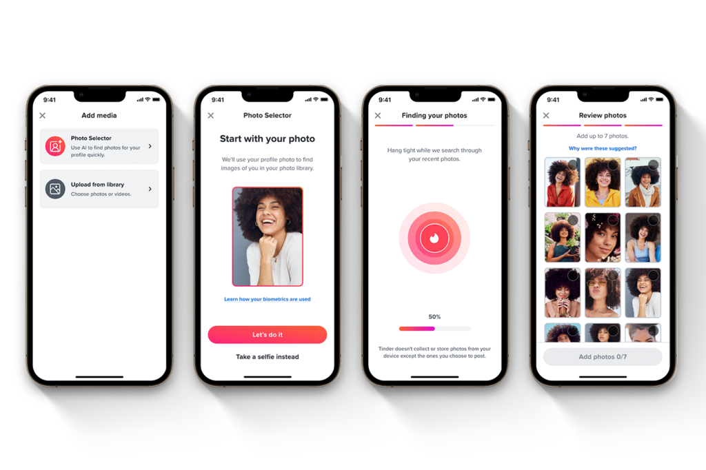 Tinder revela Photo Selector, uma ferramenta de IA que ajuda a escolher fotos de perfil