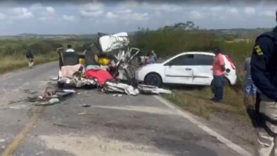 Grave acidente na BR-406 entre Taipu e Ceará-Mirim deixa um morto e dois feridos