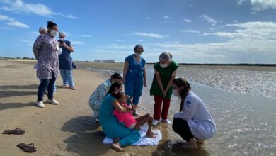 Hospital Infantil Varela Santiago realiza sonho de paciente da UTI Pediátrica de conhecer o mar