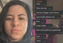 Rosana Santos Xavier tirou selfie dentro da aeronave da voepass que caiu em Vinhedo