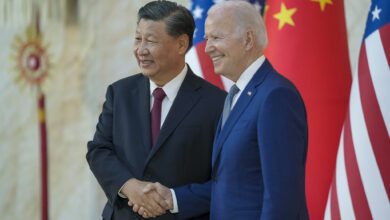 joe biden dos eua e Xi Jinping da China