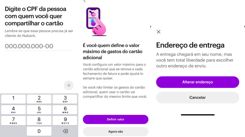 Pedir cartão adicional Nubank 2