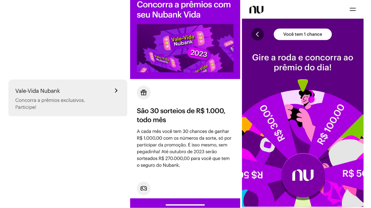 Como funciona promoção Vale-Vida Nubank