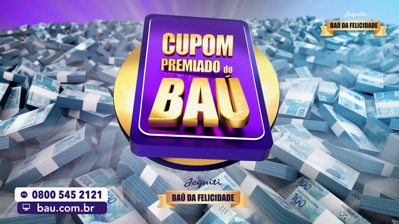 cupom premiado baú
