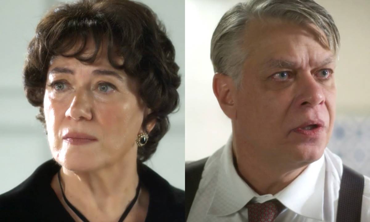 Carmen faz cena para enganar Maristela e Juliano e culpa Clarice pela morte de Beatriz