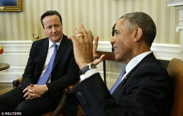 O primeiro-ministro britânico e o presidente dos EUA tentam apresentar uma frente unida em Washington com planos em cyber-segurança. Foto: Reprodução/Getty Images