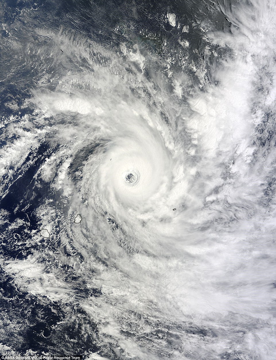 No dia 15 de Janeiro o satélite Earth da NASA capturou esta imagem visível do ciclone tropical Bansi no leste-nordeste da ilha de Maurício. Foto: Reprodução/NASA
