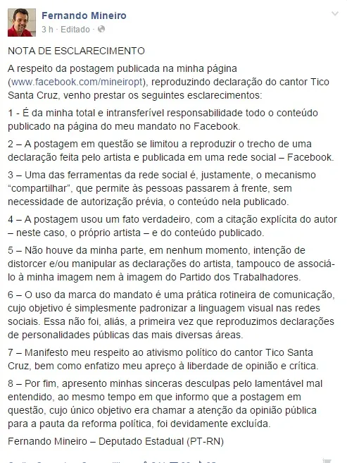 Foto: Reprodução/Facebook
