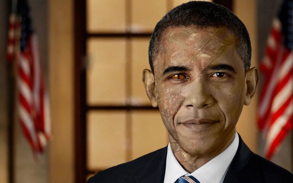 reptiliano obama 1