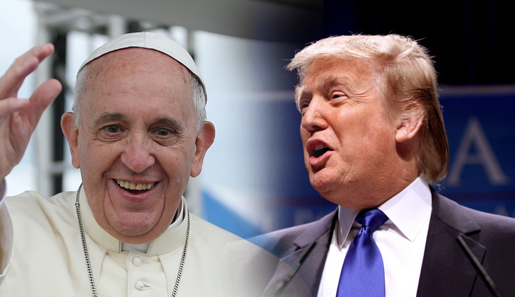 papa francisco e donald trump 1